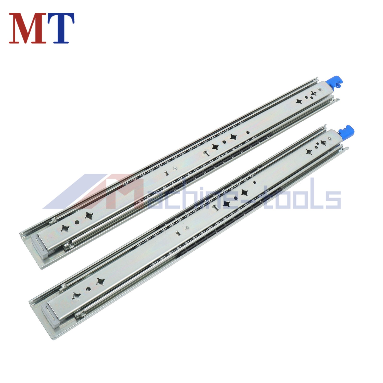20" Drawer Slides With Locking Mechanism 500lb Full Extension Tool Box