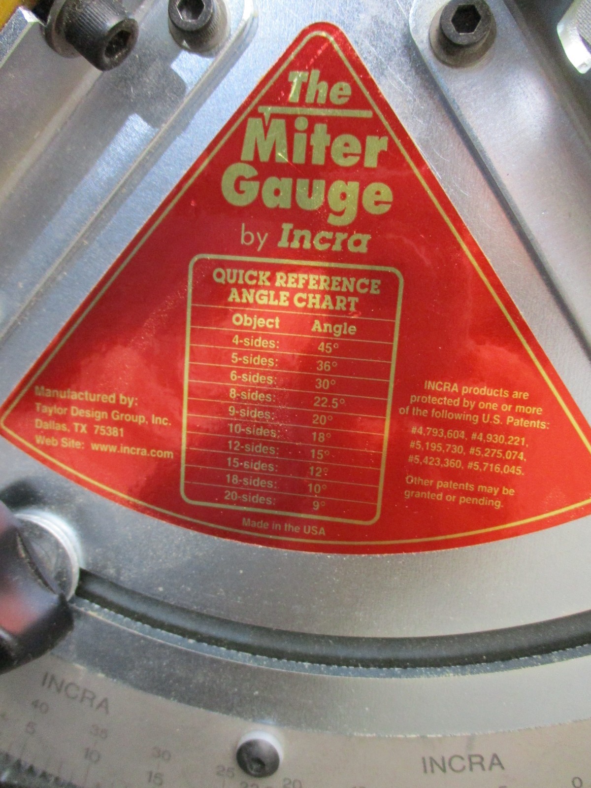 The Miter Gauge by Incra