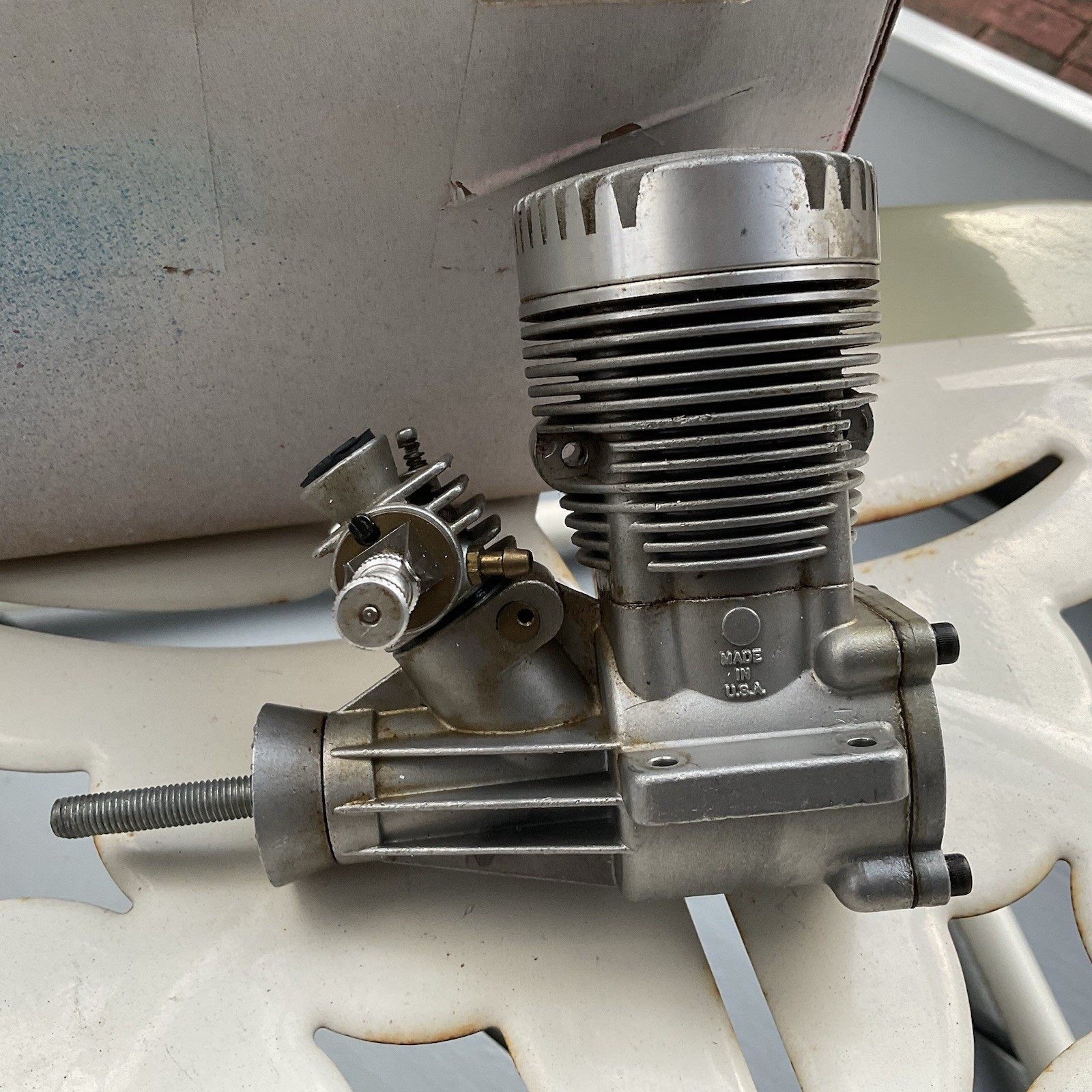 Vintage K&B Model RC Engine .65 Used With Compression