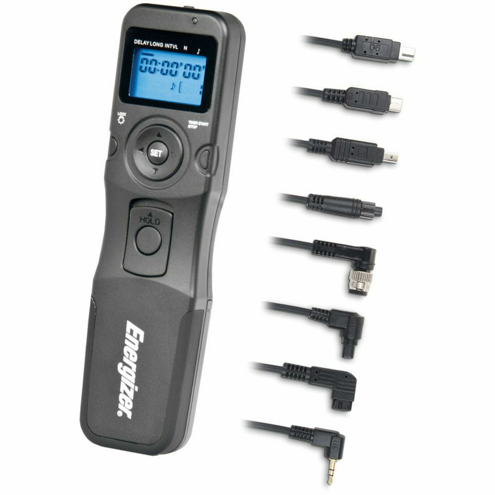 NEW Energizer ENS-LCDU Multi-Fit LCD Timed Remote Shutter Trigger 4 ft / 1.2 m