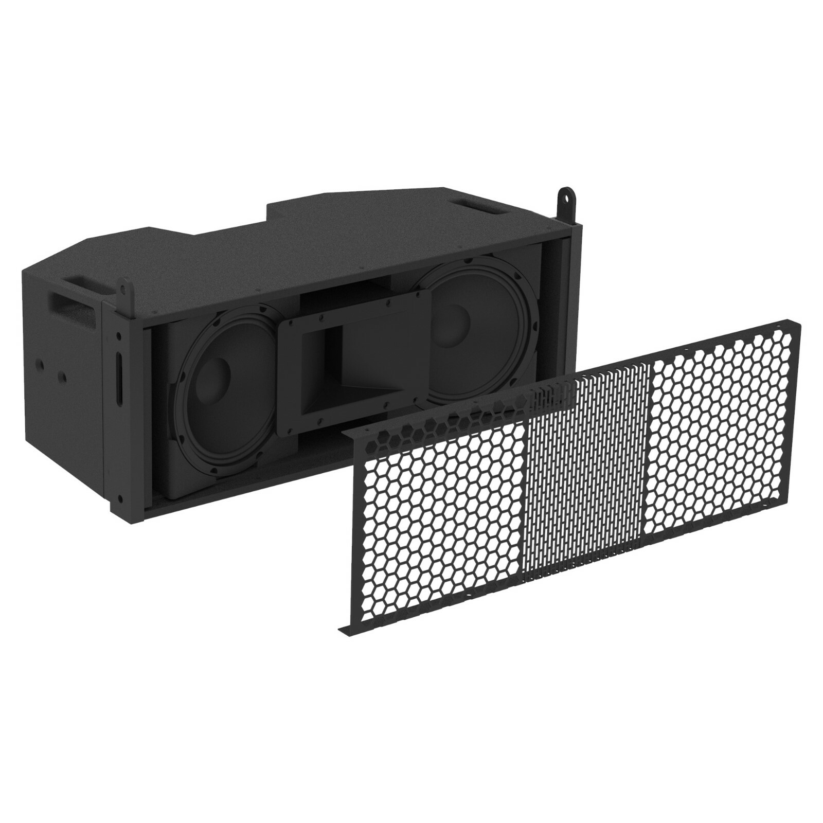 Sound Town 2 x 8” Line Array Speaker Full Range/Bi-amp Switchable ZETHUS-208BV2