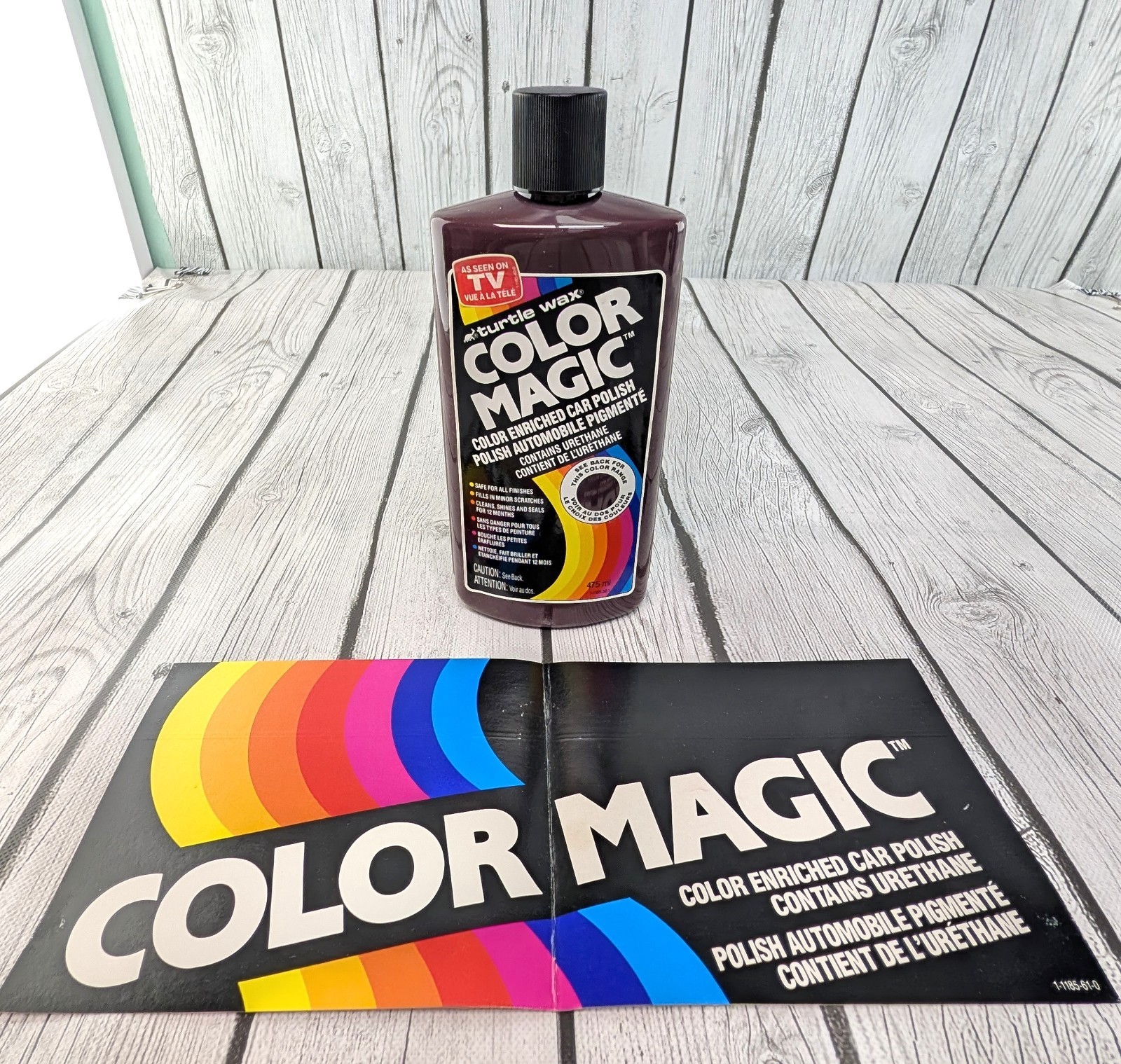 Vintage Turtle Wax Color Magic Urethane Any Shade of Maroon NOS