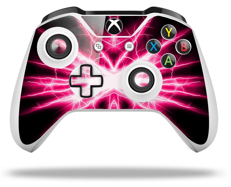 Skin for XBOX One S X Controller Lightning Pink Vinyl Decal