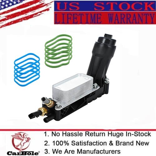 For 2011-2013 Chrysler Dodge Je  3.6L V6 5184294AE Engine Oil Cooling filter
