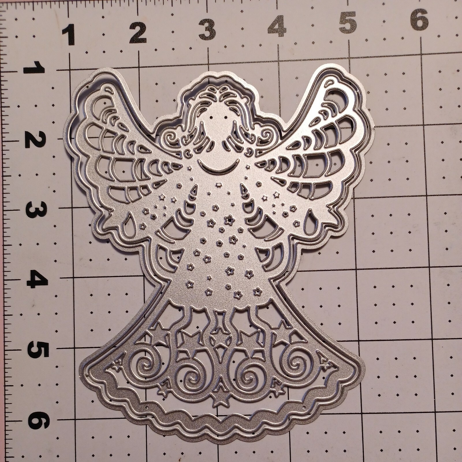 Universal Thin Metal Die Cut Tool Christmas Angel Star wings Nativity Jesus born