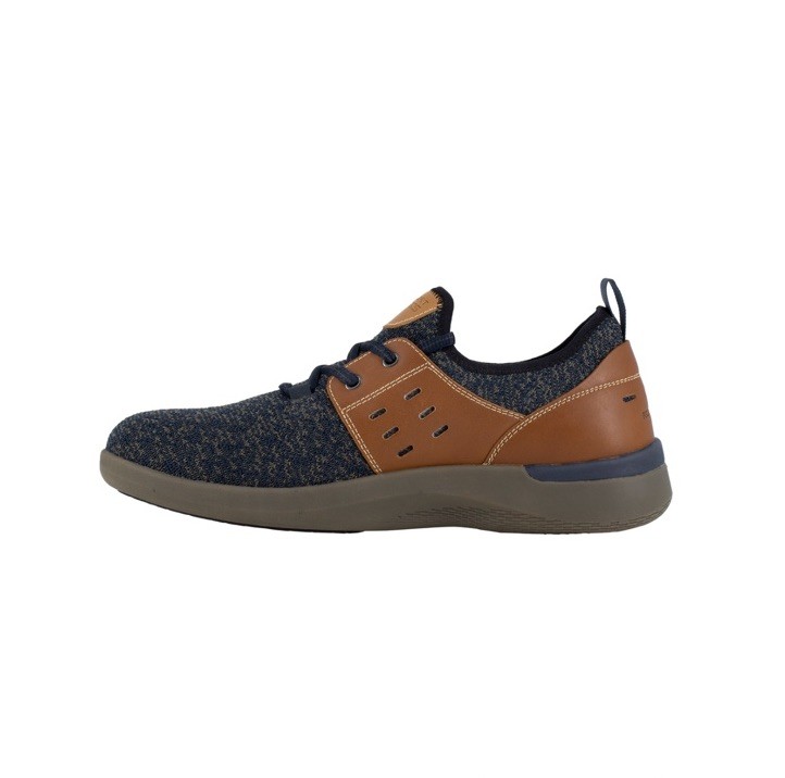 $167, New! Rockport Works Men's TruFlex Composite Toe Sneaker Blue/Brown SZ 11W