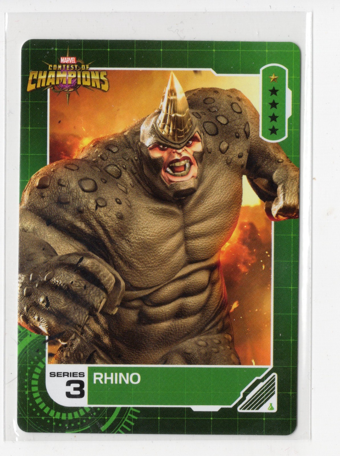 MCOC Marvel Contest of Champions Arcade Rhino SERIES 3 BASE TRADING CARD #115