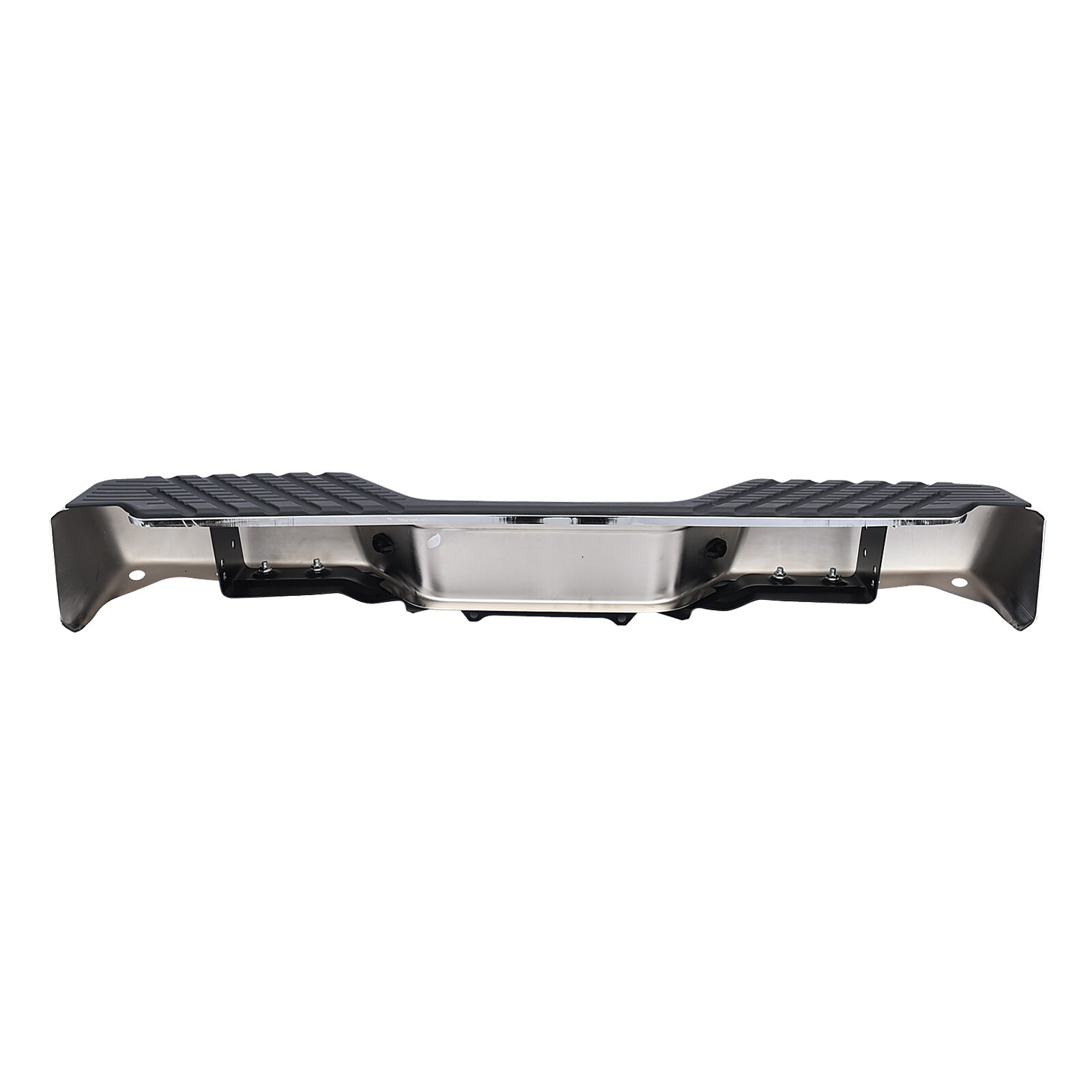 Complete Chrome Rear Step Bumper Assembly For 1998-2004 Nissan Frontier - Steel