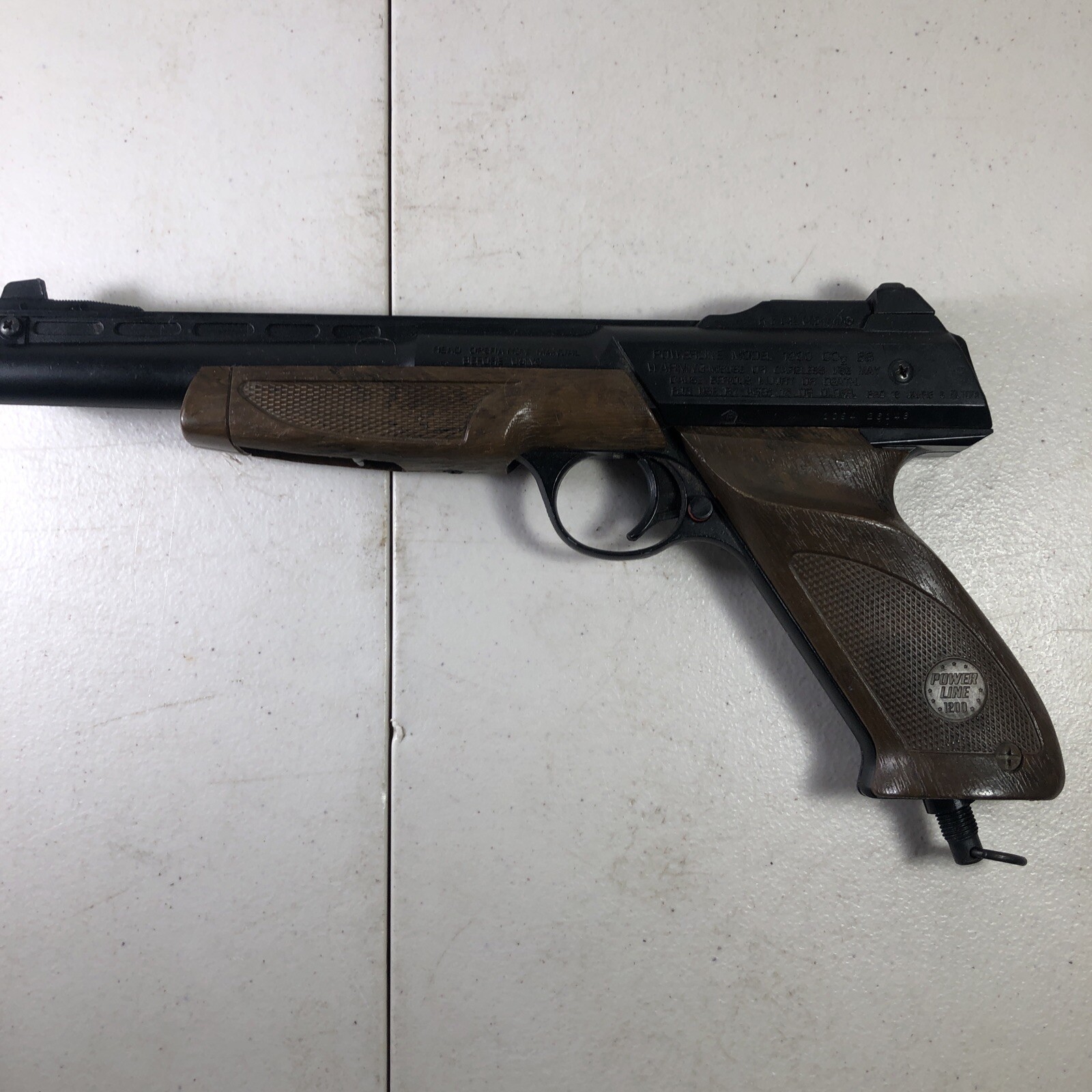 Vintage 1981 BB Gun Daisy Rogers Power line model 1200 Pistol CO2 Read Descripti