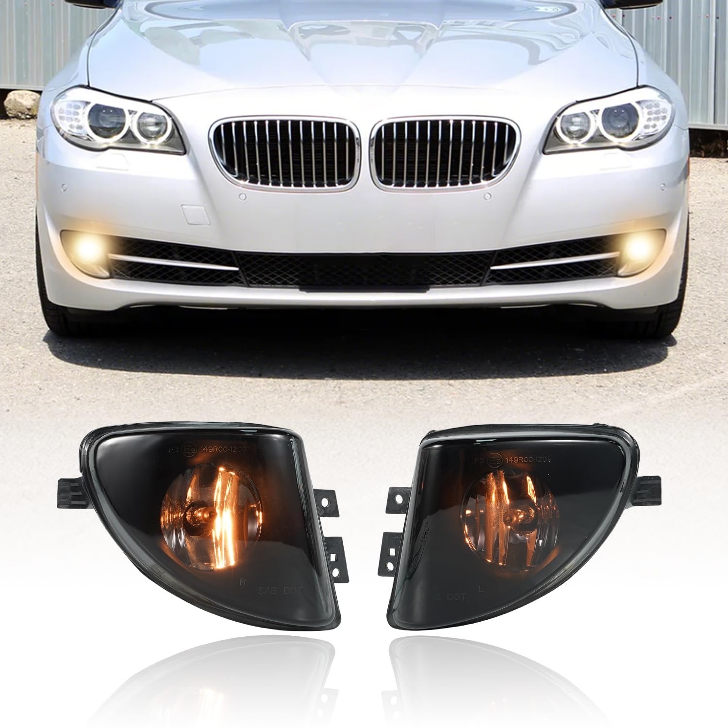 SAE J583 Fog Lights for BMW 5 Series F10/F11 (2011-2013) - Direct Fit 528i/53...