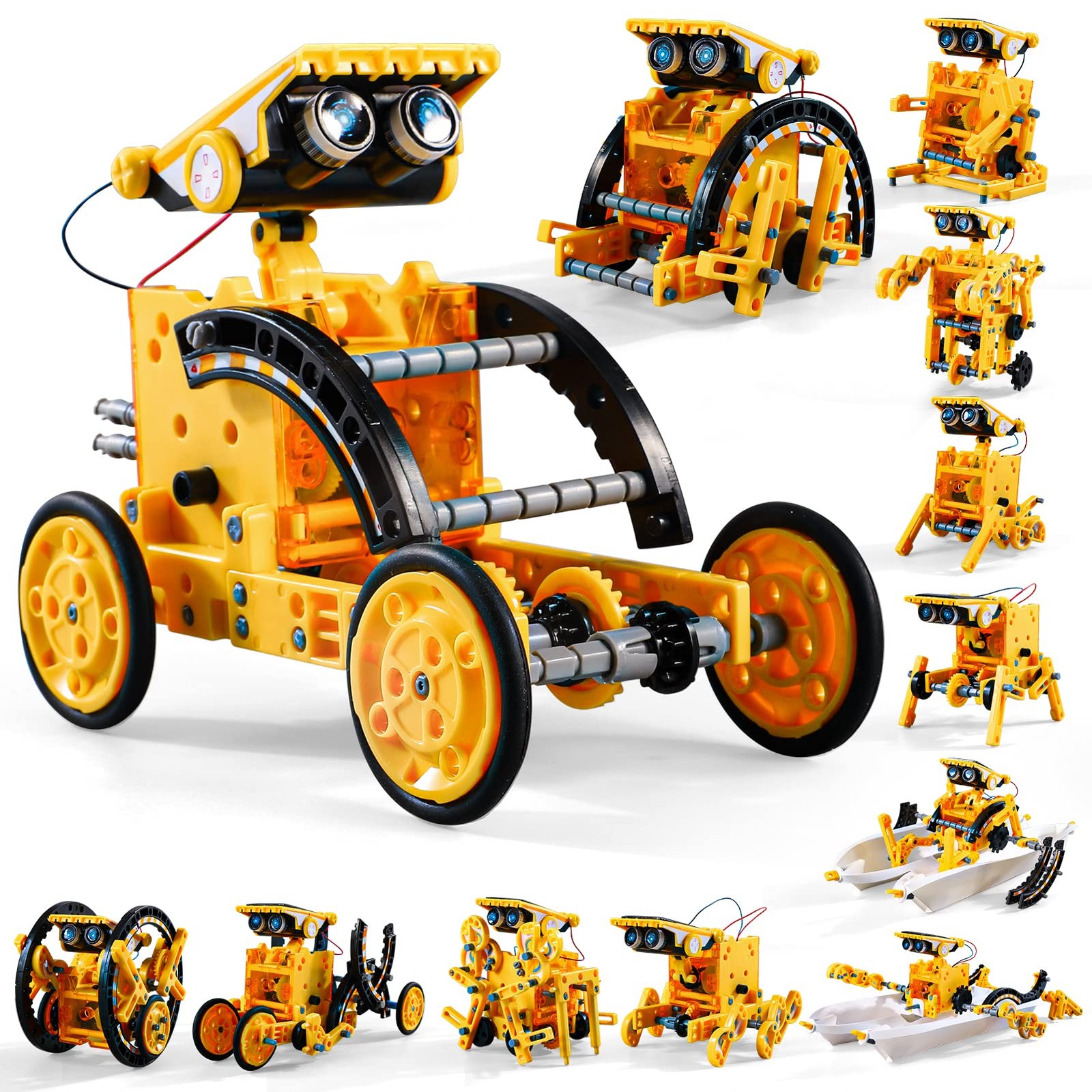 12-in-1 STEM Solar Robot Kit Toys Gifts for 8 9 10 11 12 13 Year Old Kids Boy...