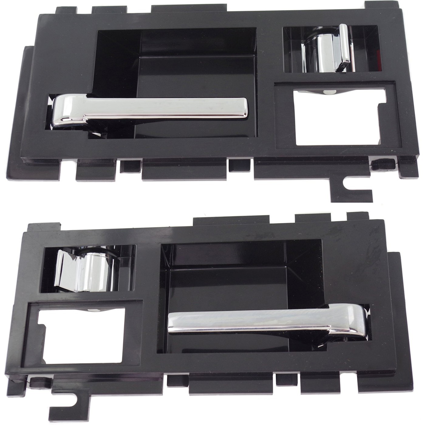 Door Handle Set For 1991-1994 Chevy S10 Front Inner 2Pc Chome Lever