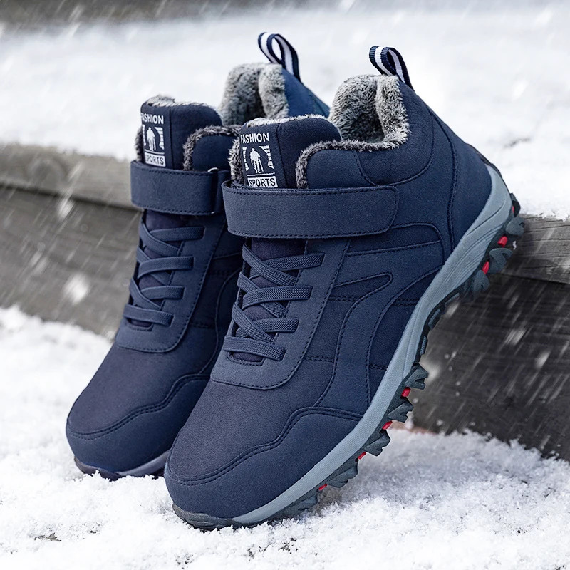 Botas De Invierno Cálidas Con Peluche Unisex Cómodas Zapatos De Mujer  Y Hombre