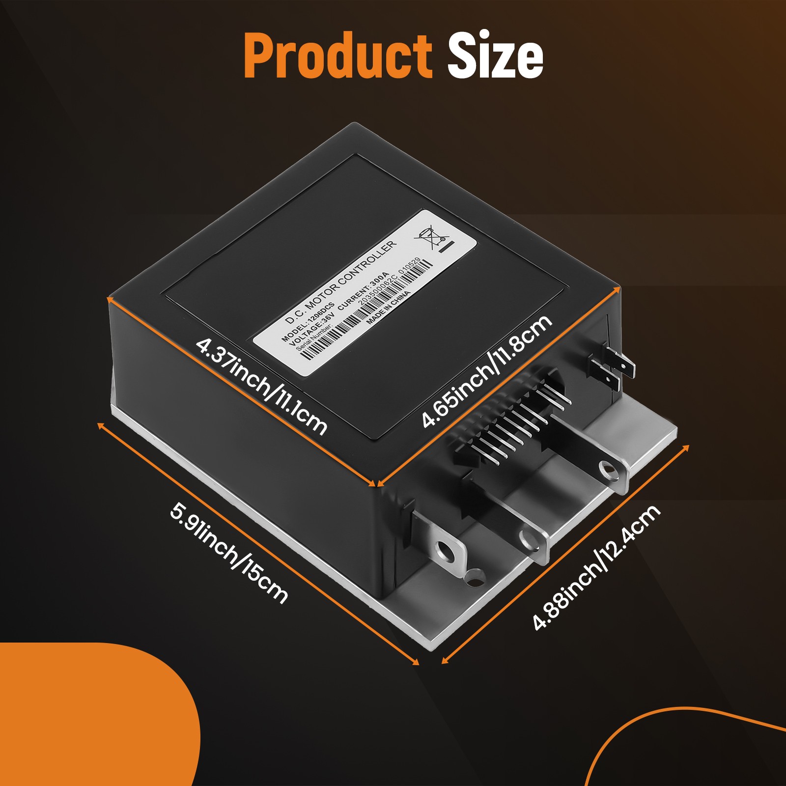 Speed Controller For E-Z-GO DCS Models With Sepex 1206DCS 73144G06 73144-G06