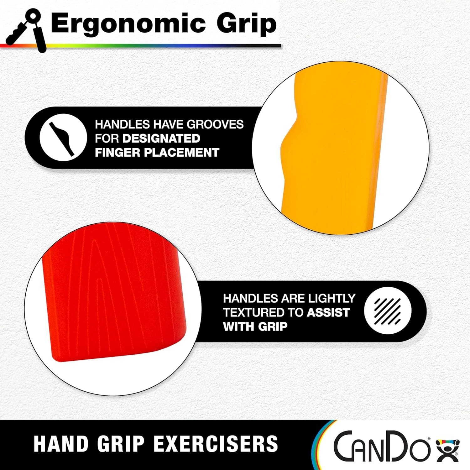 Hand Grip Exerciser Pair-Green, Medium