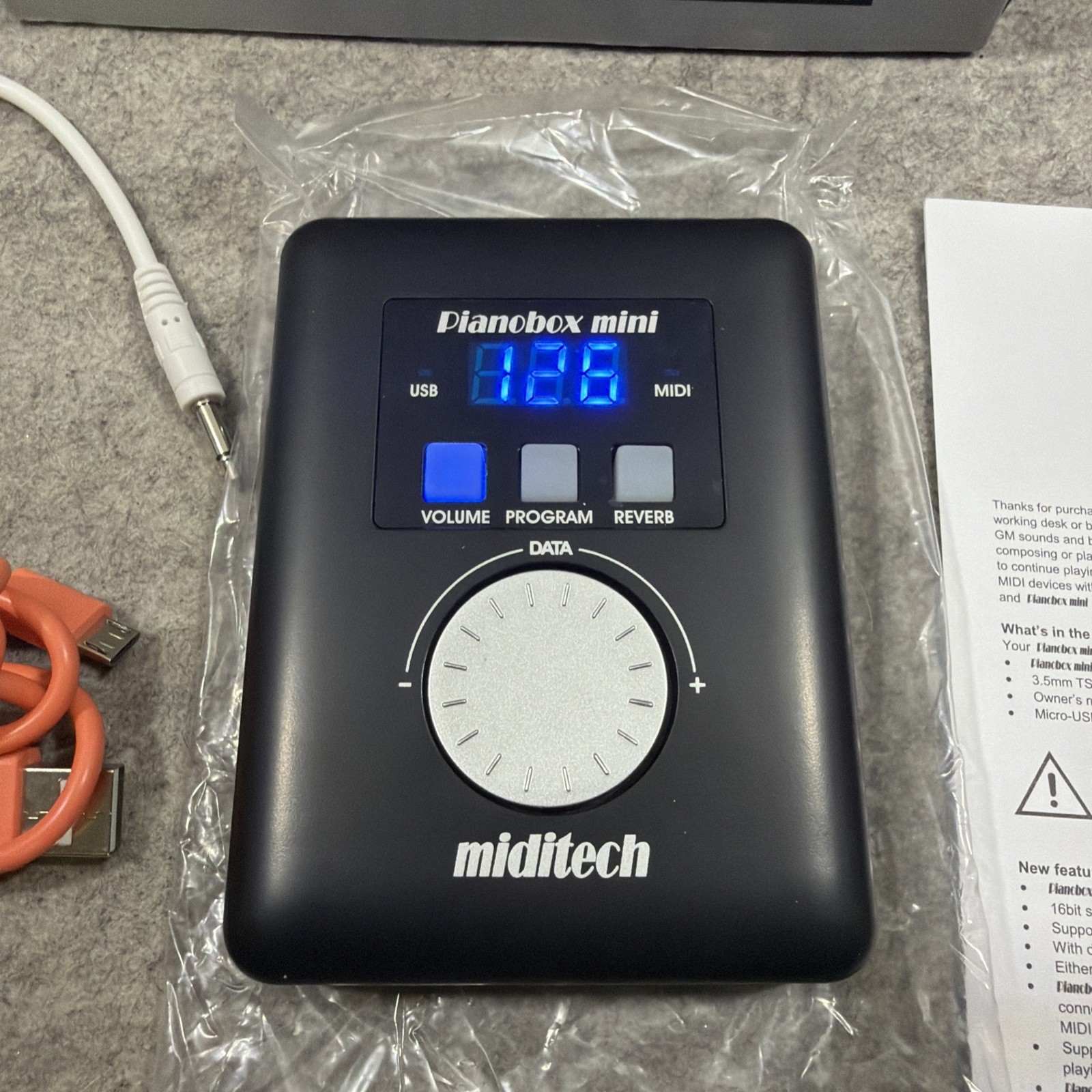 Miditech Pianobox Mini General MIDI Sound Module