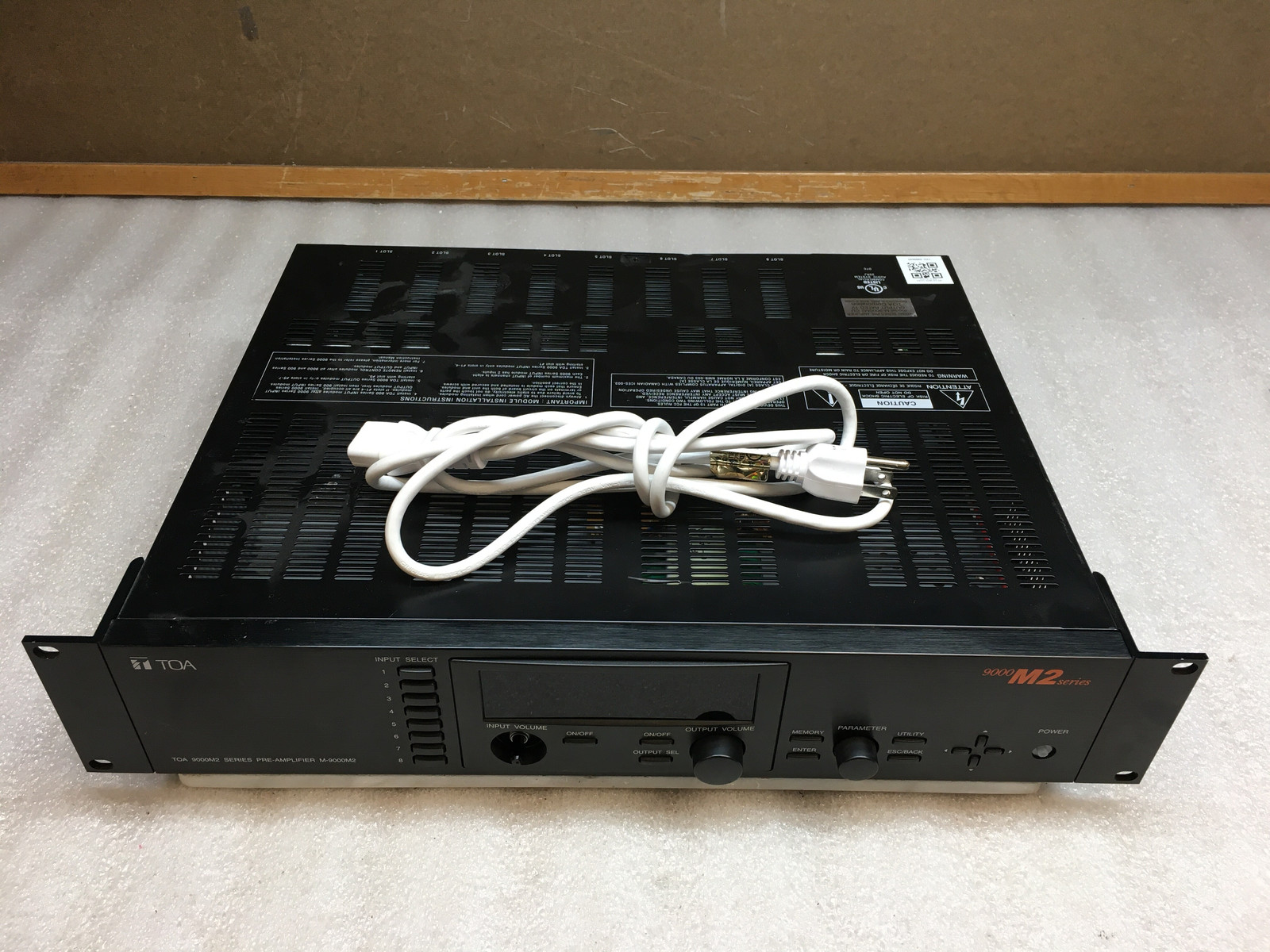 TOA M-9060DHM2 9000M2 Series Matrix Amplifier Commercial Network AMP With Cards