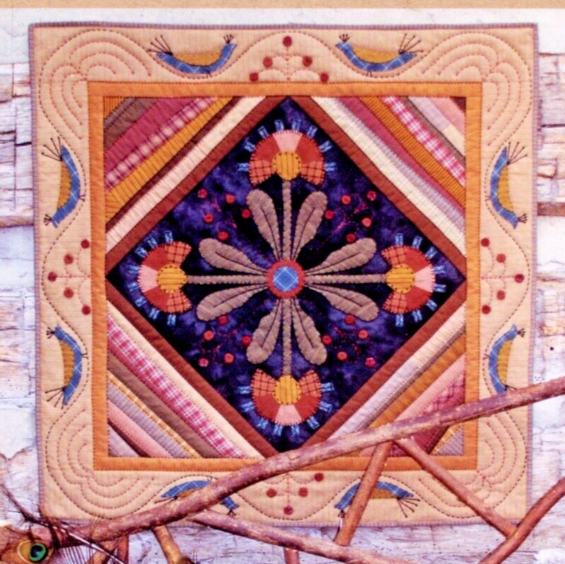Button Weeds #127 MILLENNIUM MOTIFS Wall Quilt, Applique Pillows UNCUT Pattern