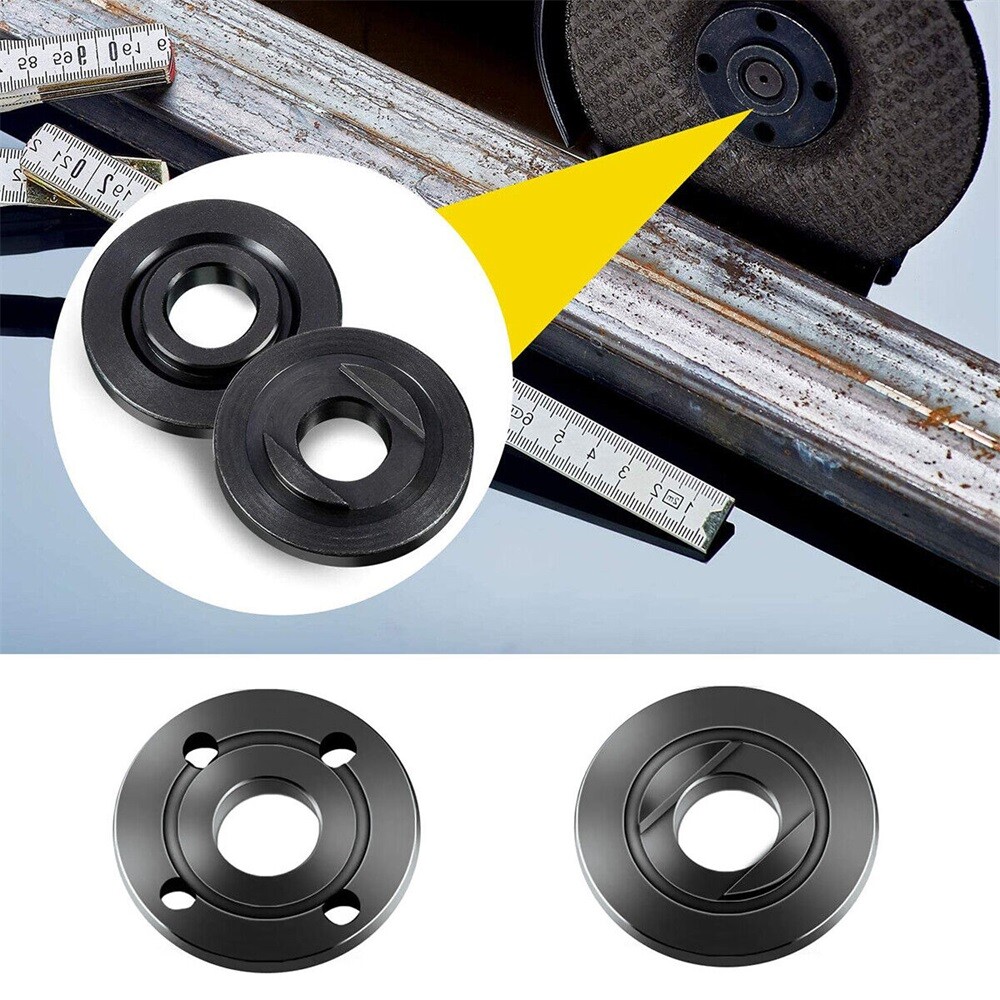 6-Pack 5/8-11 Angle Grinder Flange Nut For Milwaukee Bosch Inner Outer Lock Set
