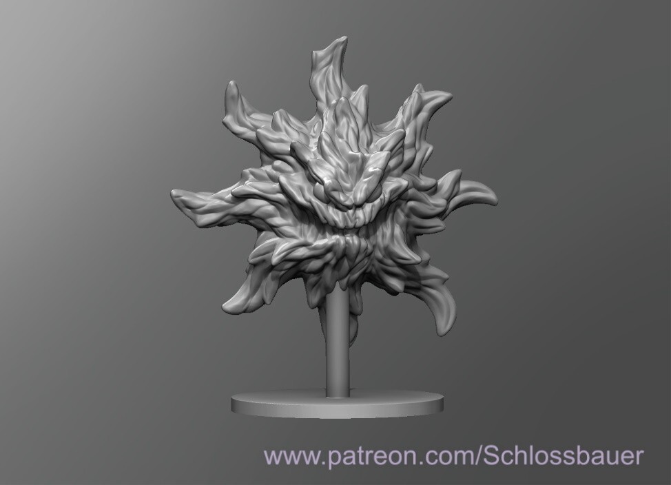 Angry Sun Monster Manual 28mm Scale DND D&D Mario Tabletop Miniature SB