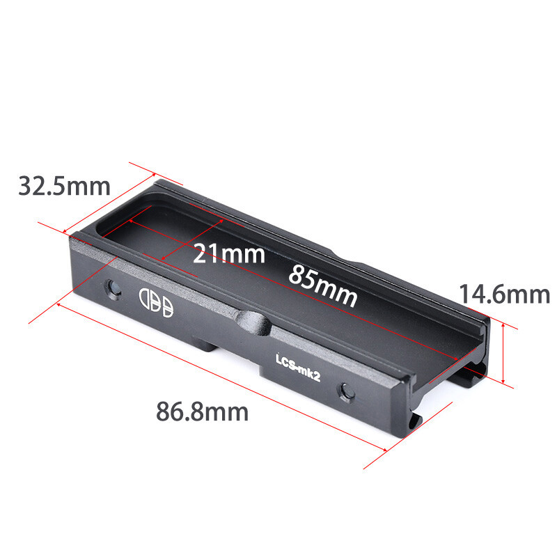 Cloud Defensiv~ LCS Fits Streamlight ProTac Switch Mount Plate Picatinny Metal