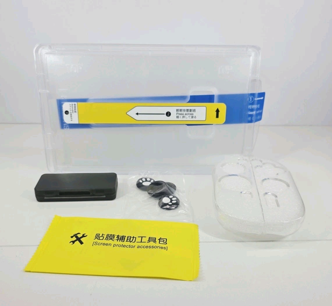 Switch 2 Accessories Screen Protector Clear Case Cover Thumb Grip Nintendo Kit