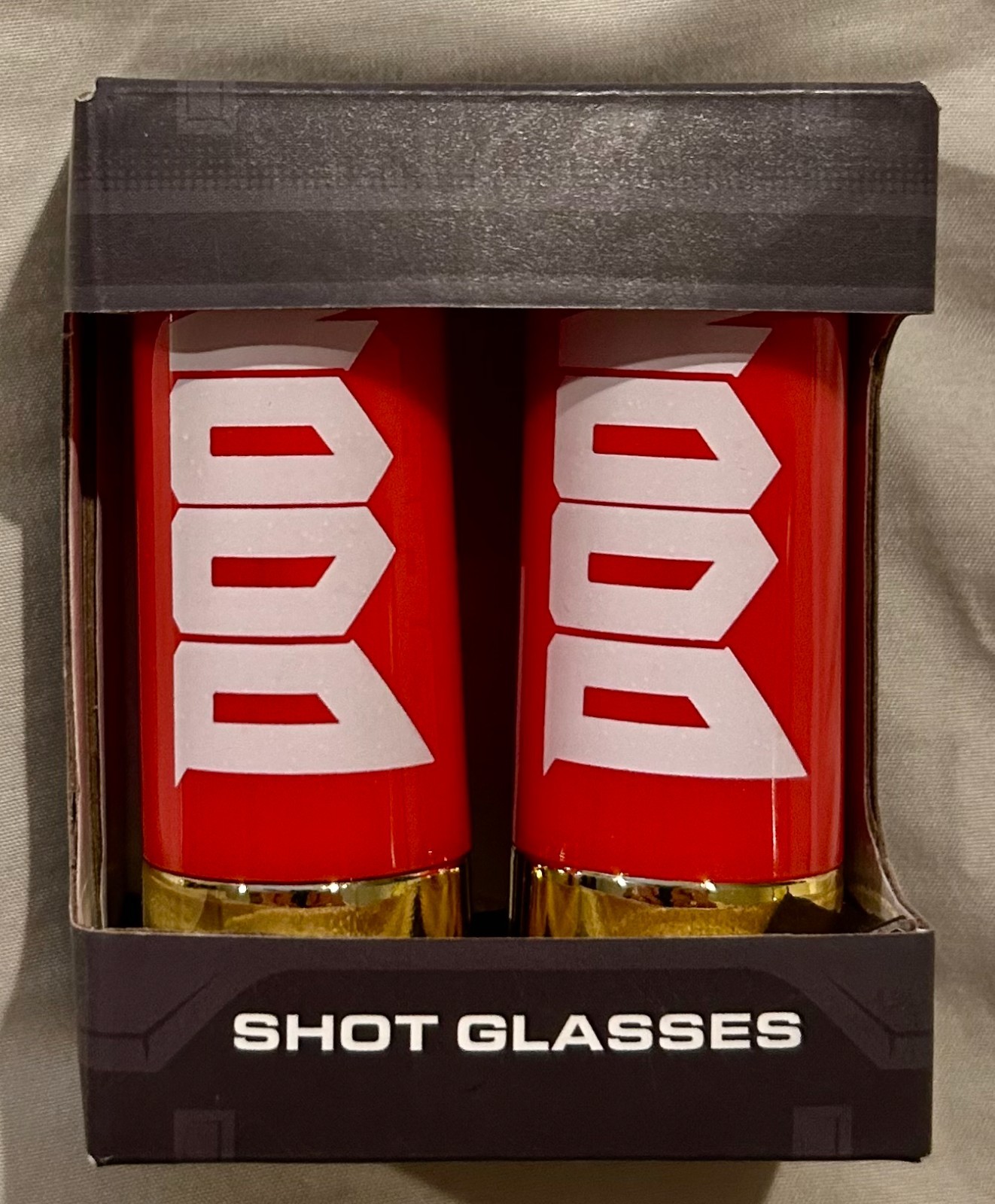 Doom Shotgun Shell Shot Glasses Loot Crate Video Gaming Exclusive 2oz NIB Jigger