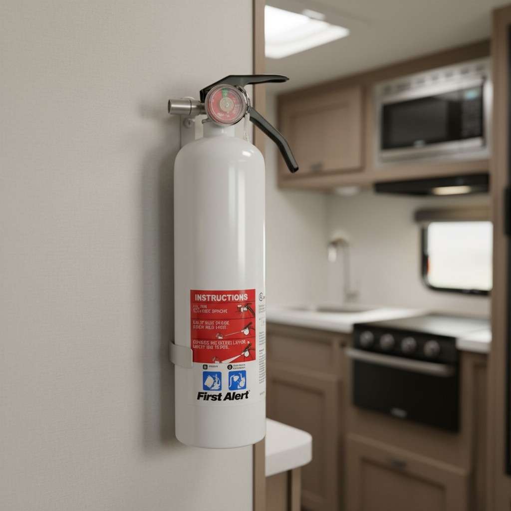 Rechargeable Fire Extinguisher, Corrosion-Resistant - Perfect for Travel Safety