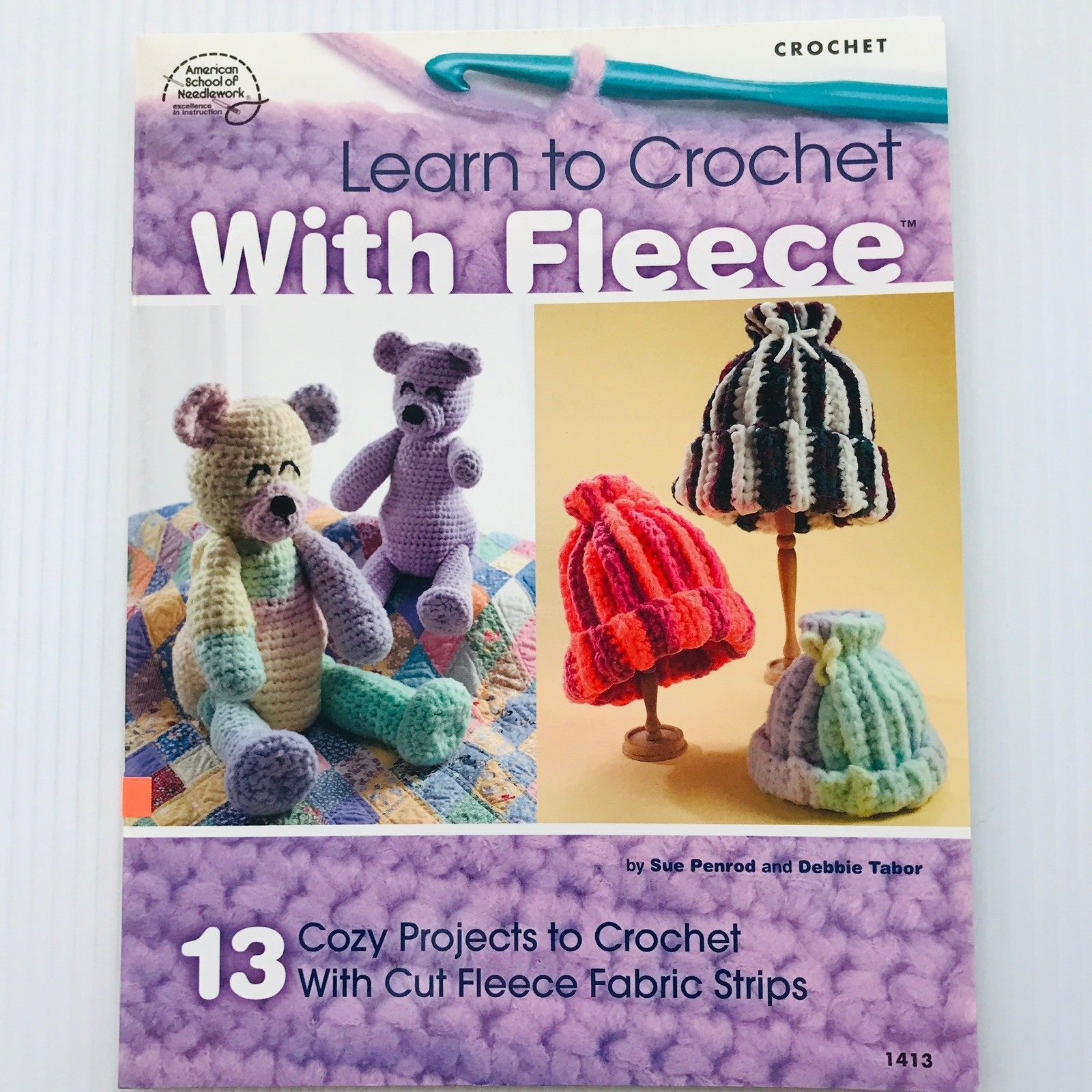 Learn to Crochet with Fleece 13 Cozy Projects Pattern Booklet 2006