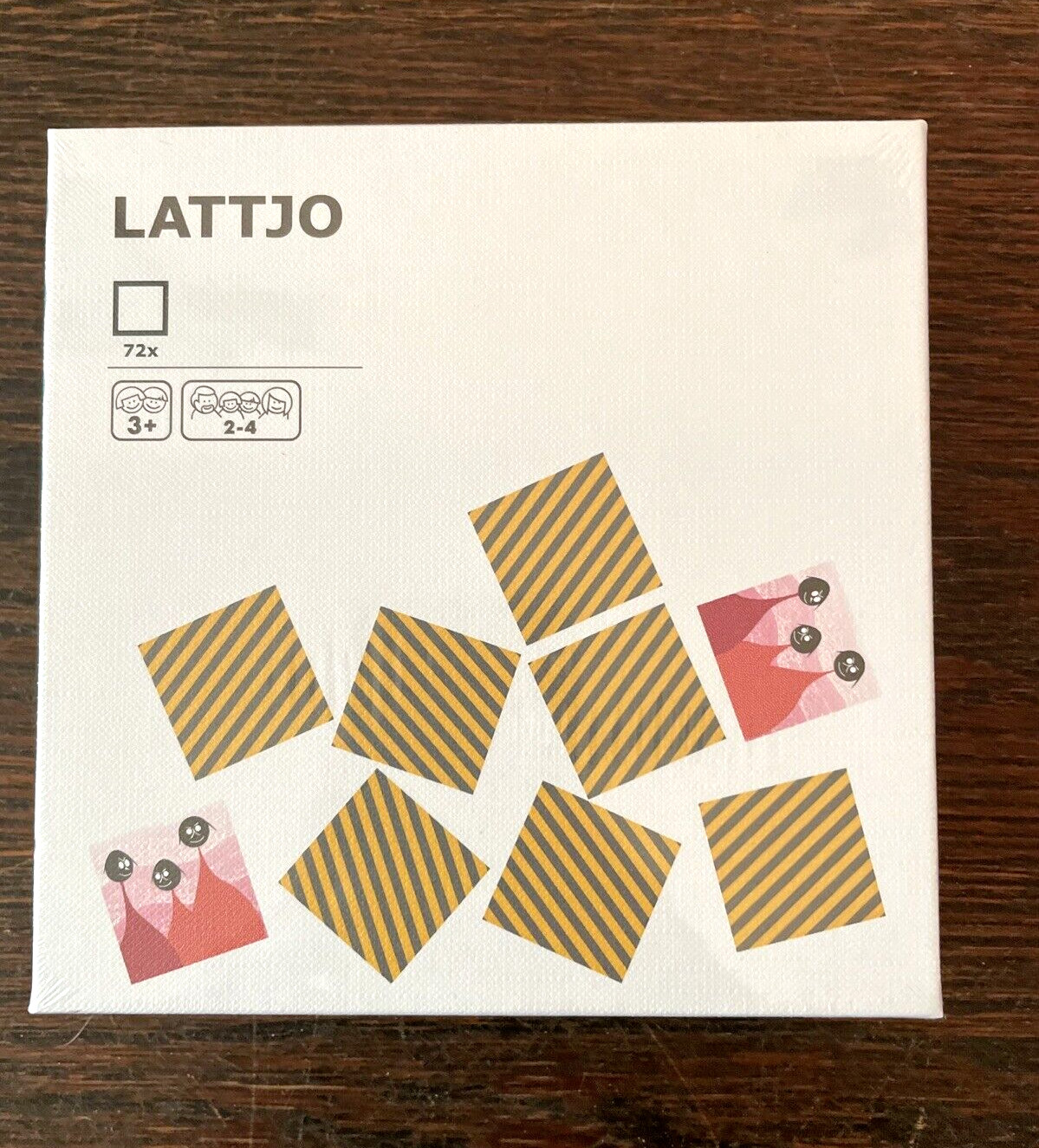 **NEW** IKEA Lattjo Memory Card Matching Game 2-4 Players Ages 3+ 72 Pieces