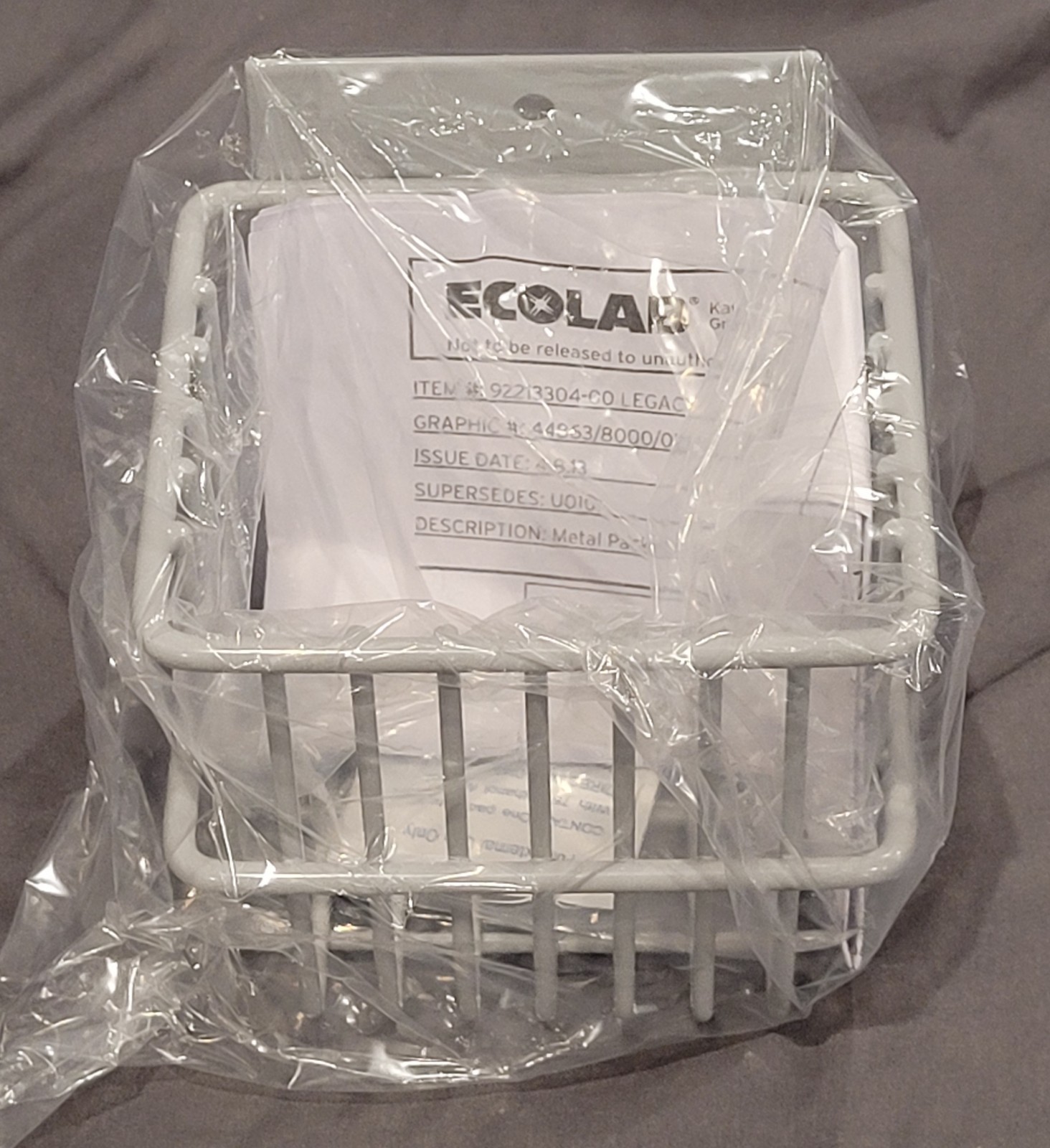 Kay Ecolab 92213304-00 Metal Packet Holder