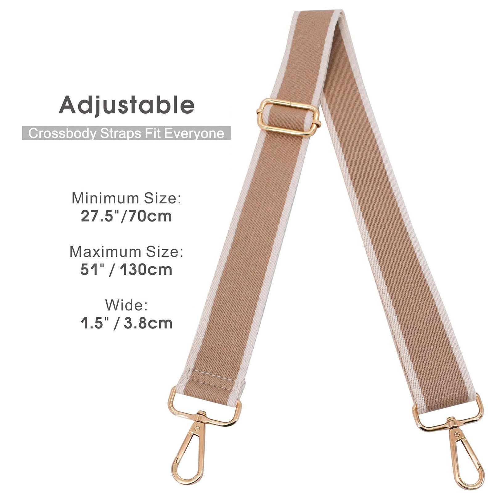 Adjustable Purse Strap Bag Shoulder Strap Replacement Crossbody Canvas Bag Ha...