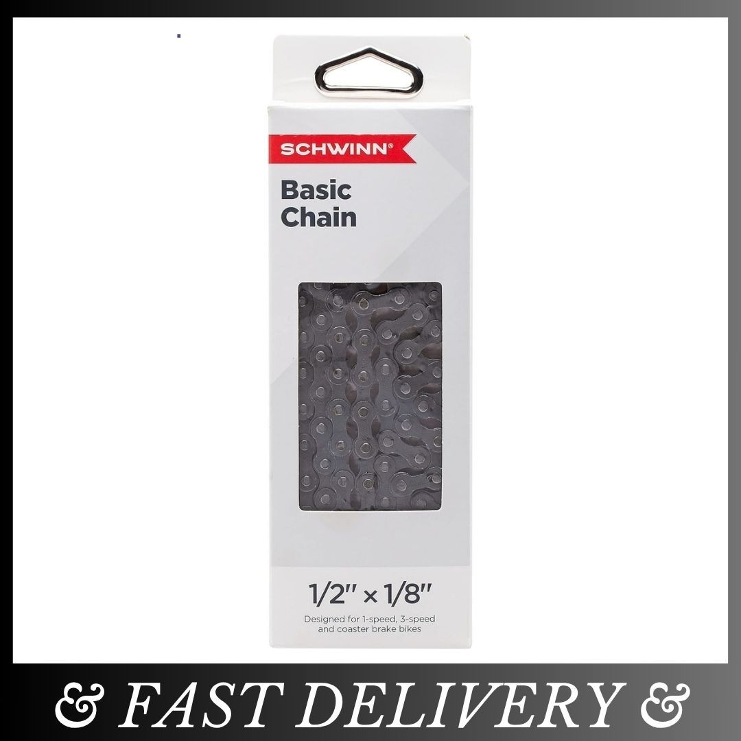 Schwinn Steel Bike Chain 112 Links Single Multi Speed Derailleur Replacement