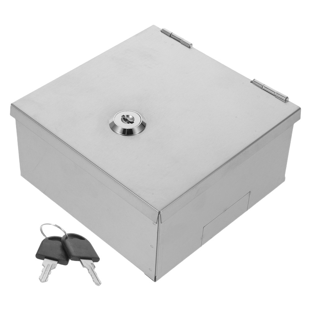 Weatherproof Stainless Steel Lockable Power Outlet Cover For Wall Socket