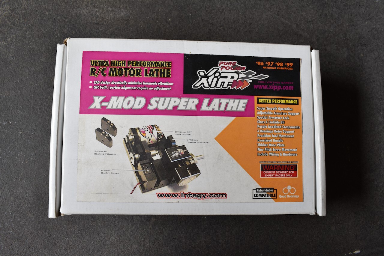 X-Mod Lathe R/C Motor Xipp Integy In Box Instructions Parts Race Car Repair