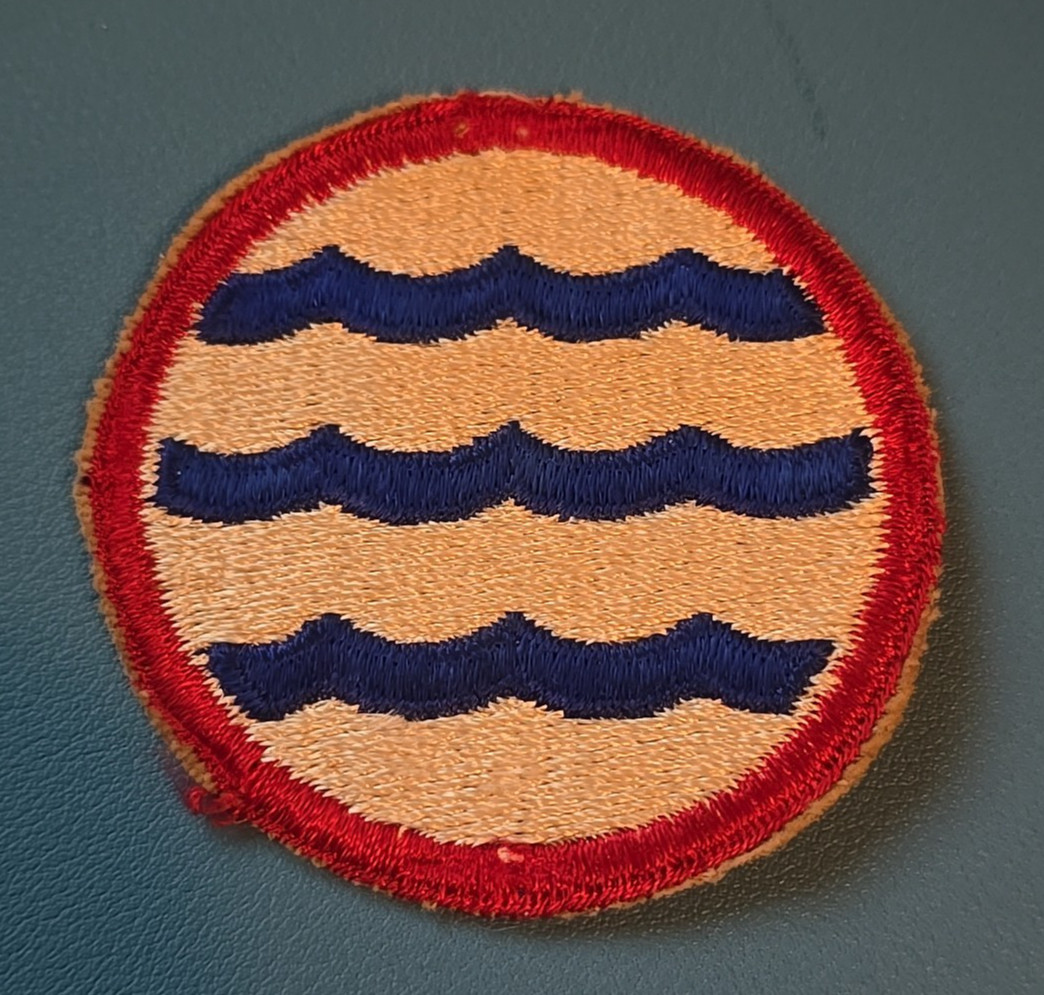 GREENLAND BASE COMMAND PATCH- CUT EDGE-OVERSEAS- VINTAGE- WW2 WWll