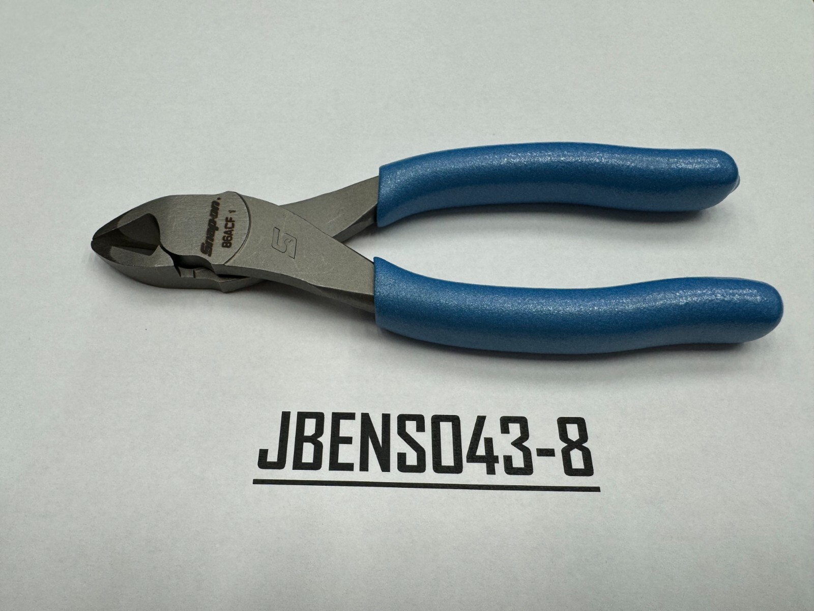 Snap-on Tools USA NEW PEARL BLUE Soft Grip 6" Diagonal Cutter Pliers 86ACFPB