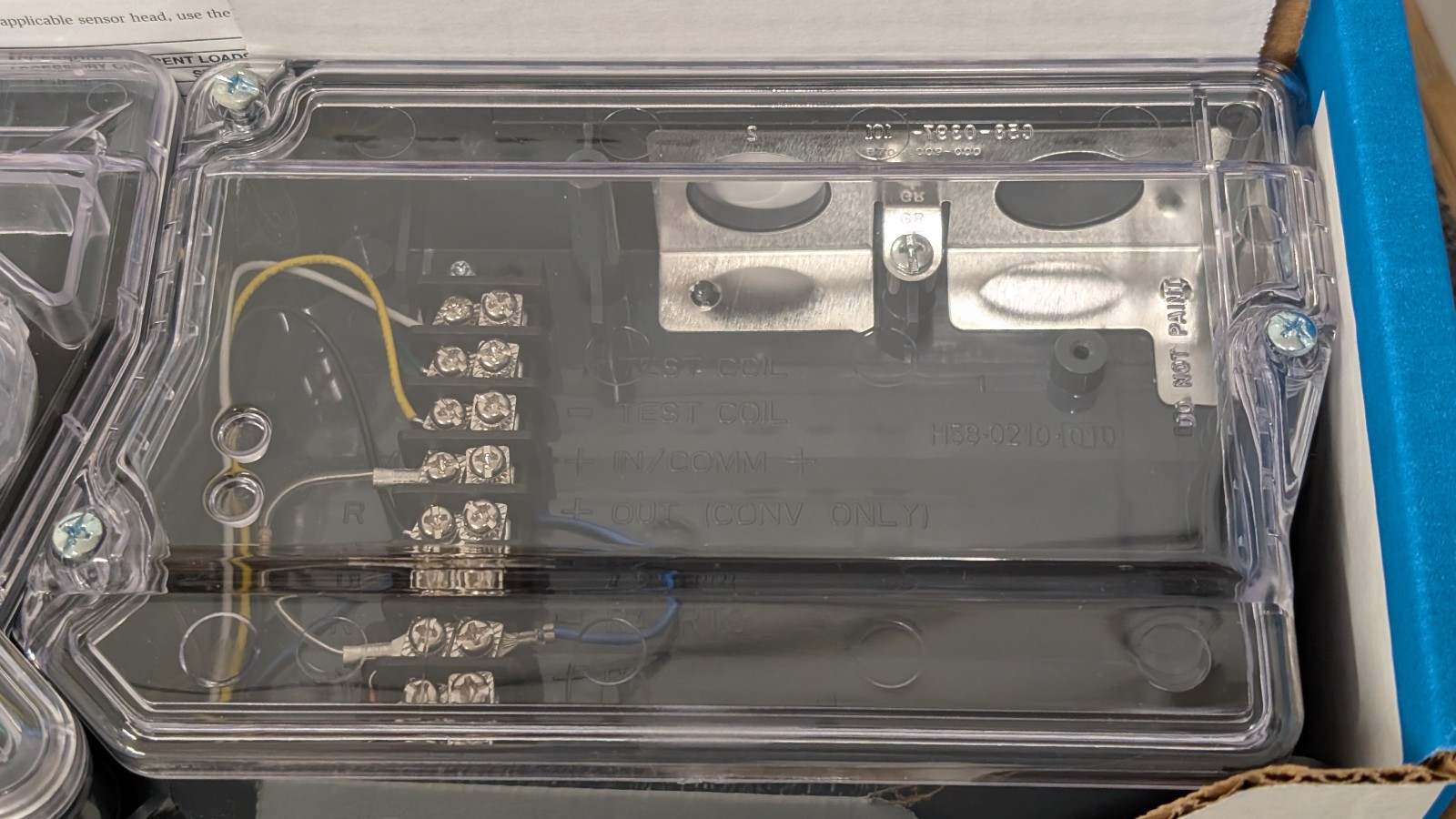 System Sensor intelligent non-relay duct smoke detector DNR