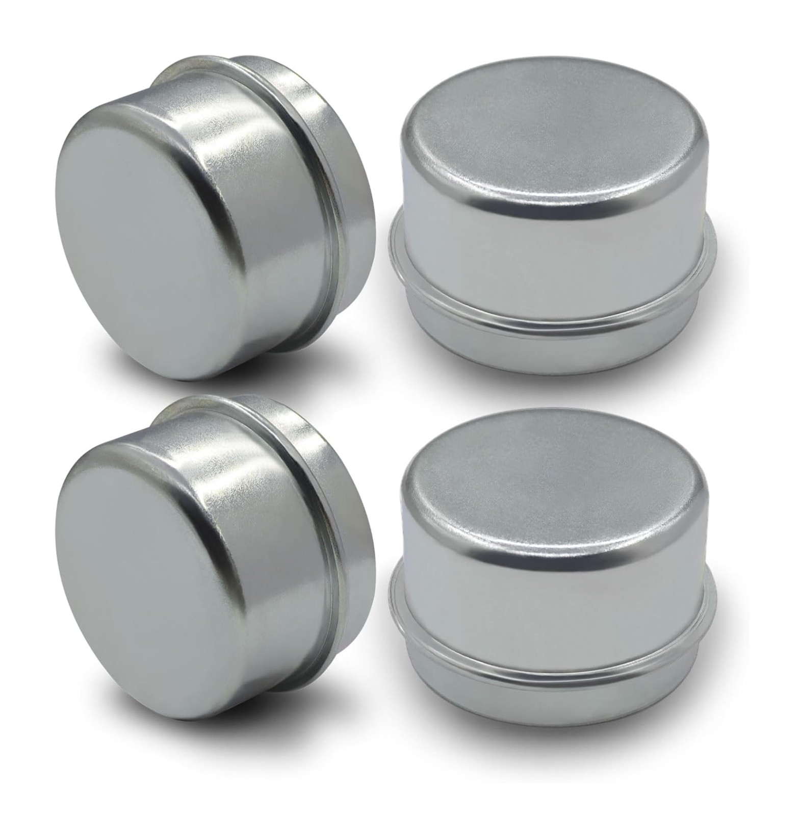 4 Pcs 1.78" Trailer Bearing Dust Cap Grease Cap for 3/4" Trailer Wheel Hub Axles