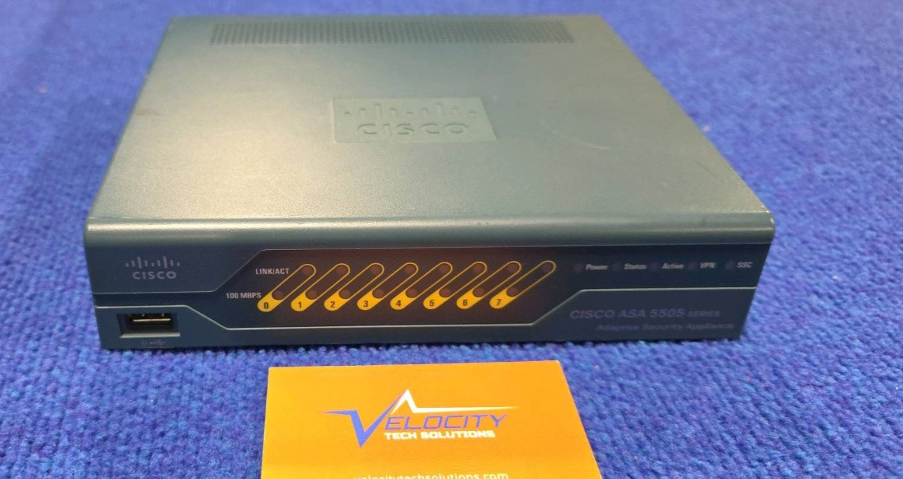 Cisco ASA 5505  V13  Ethernet Firewall Security Appliance NO AC Adapter