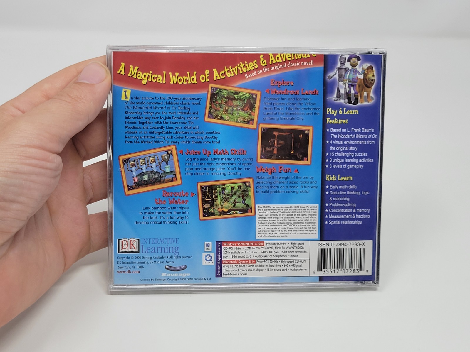 OZ: The Magical Adventure PC CD-ROM, 2000 DK Interactive Learning | NEW SEALED