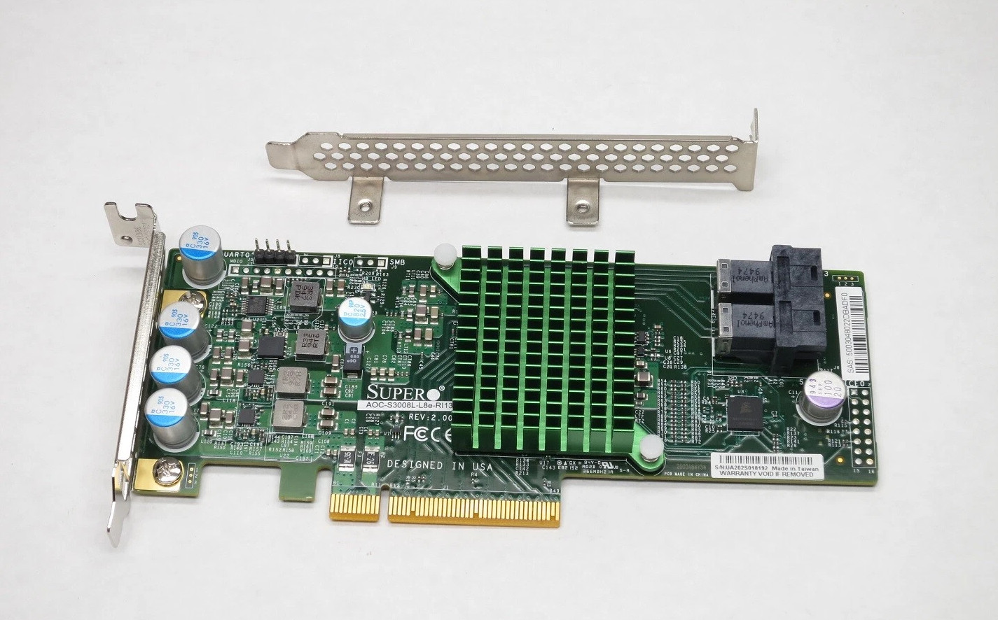 Supermicro SAS3008 AOC-S3008L-L8e - LSI 9300-8i 12Gbps SAS-3 HBA IT mode