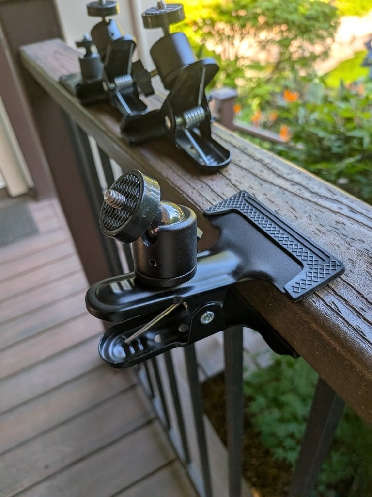 Universal Ball Head Clamp Mount Lot 5pc SteamVR Camera 1/4 Screw
