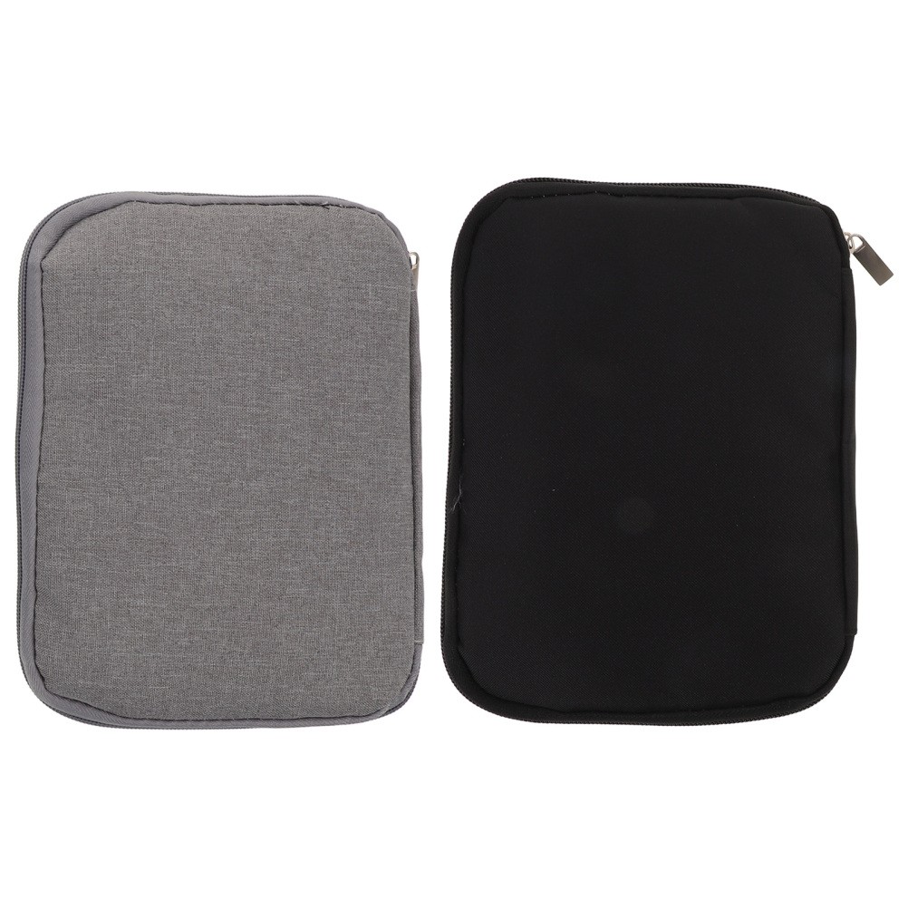 2Pcs Durable Watch Strap Organizer Bag Polyester Multi Compartment Storage Pouch