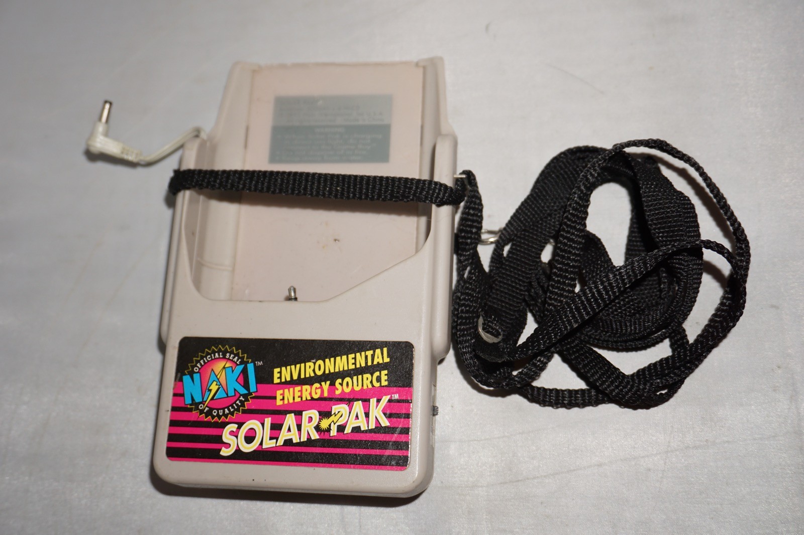 Naki Solar Pak Charger (Nintendo Game Boy Gameboy)