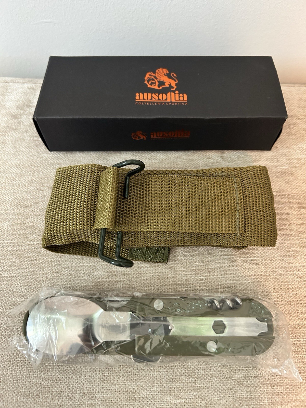 Ausonia Multi-Purpose Camp Tool Fork Knife Corkscrew STILL IN SHRINK Opened
