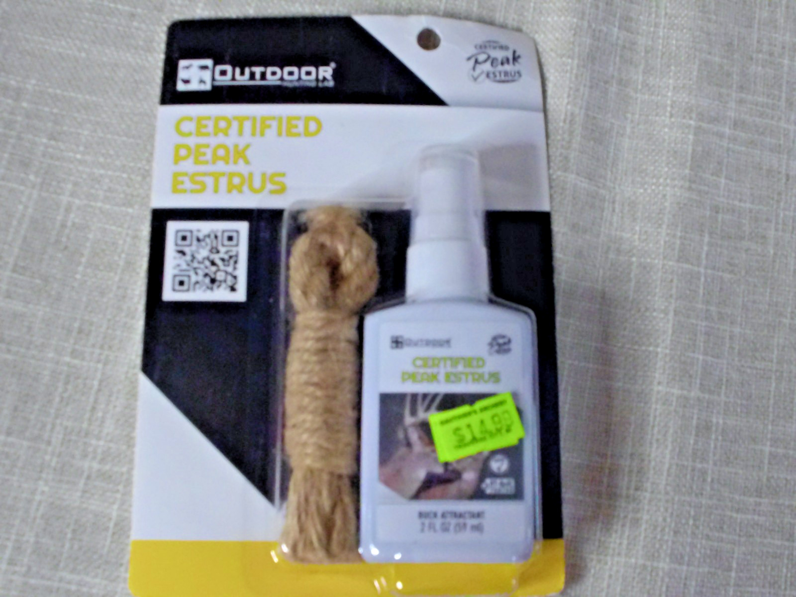 Certified Peak Doe Estrus Spray | Doe in Heat Urine for Hunting | Whitetail Deer