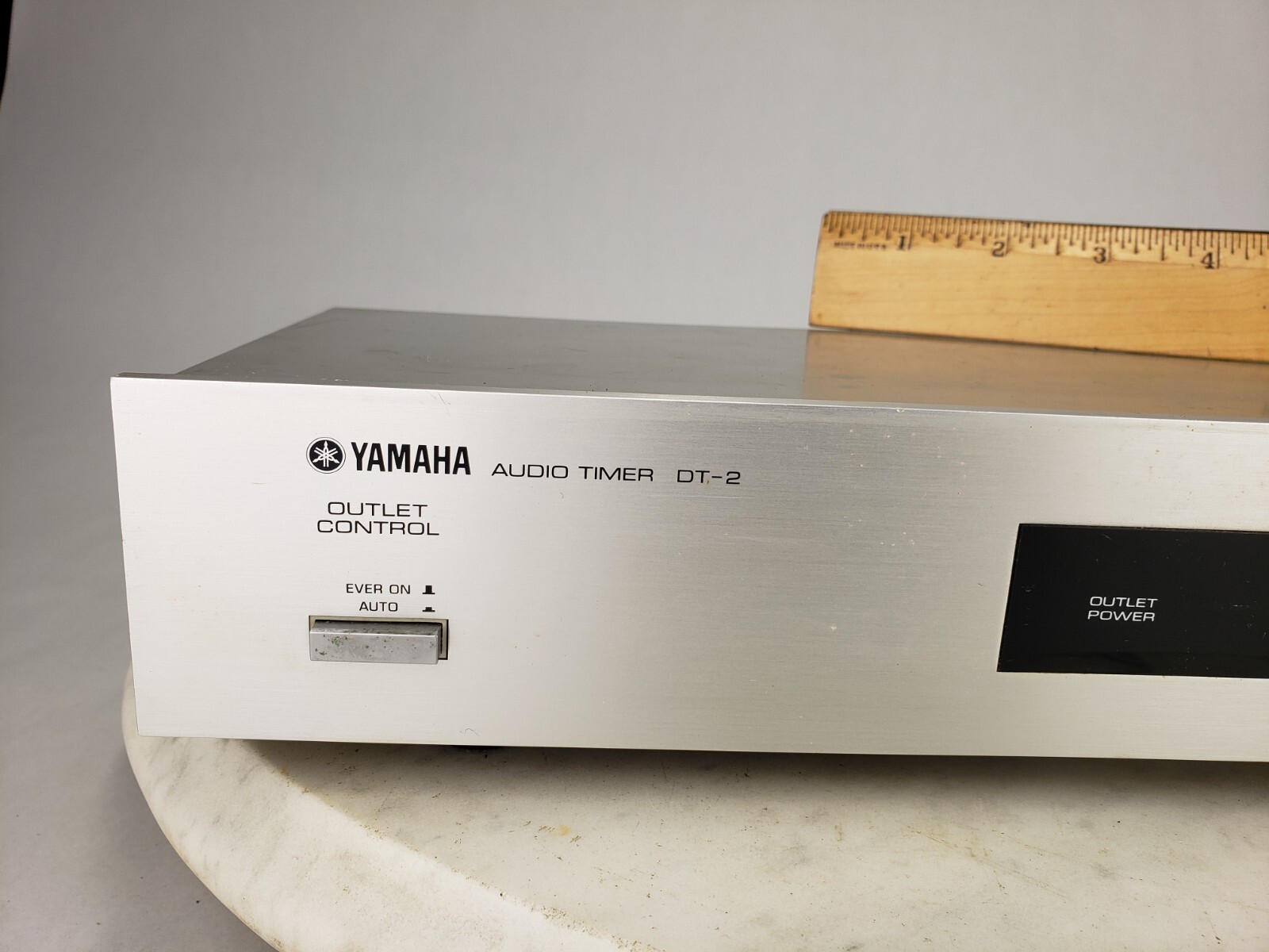 Vintage Yamaha Model DT-2 Audio Timer Silver
