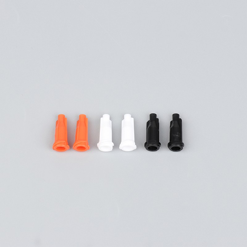 100Pcs Syringe Tips Caps Injector Dispenser Dispensing Needle Sealing Plug