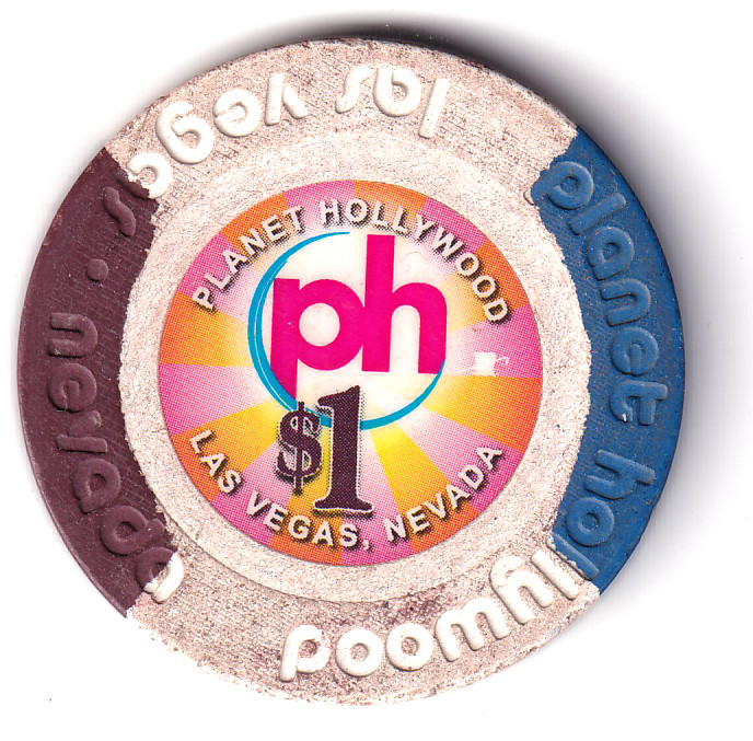 Planet Hollywood Resort Casino Las Vegas Nevada $1 Vintage Casino Chip